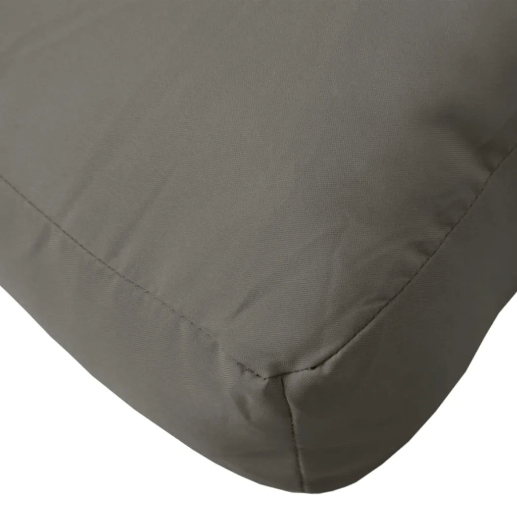 Cuscini per Pallet 2 pz Grigio Scuro Mélange in Tessuto 4002642