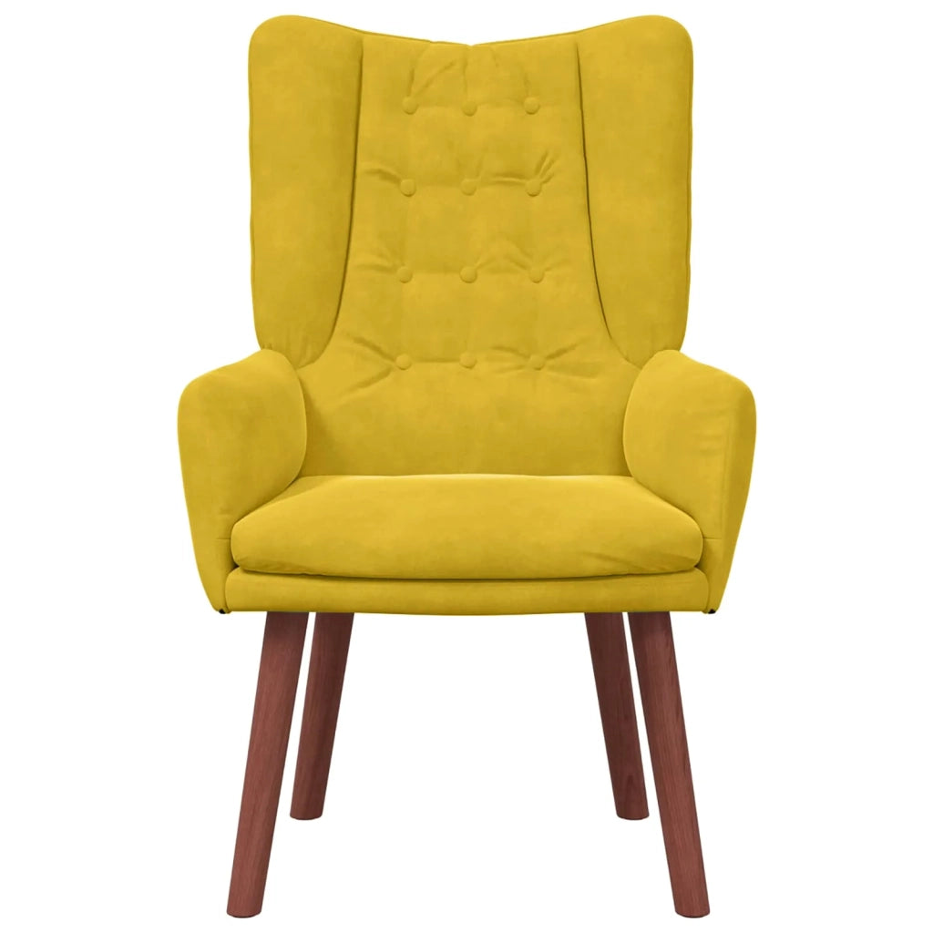 poltrona Giallo 63 x 67 x 94 cm Velluto 42001821