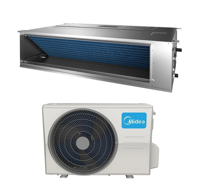 Climatizzatore Condizionatore Canalizzato Canalizzabile Midea Inverter 36000 btu R-32 MTI-36HWFNX completo di tecomando e comando a filo A++ Wi-Fi Optional - NOVITA