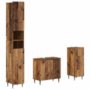 Set di armadietti da bagno in 3 pezzi ZWOLLE 3417844