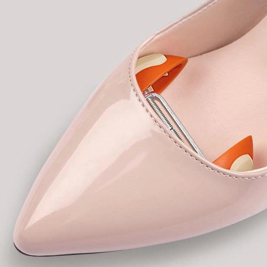 Scollegabili per scarpe in pelle - 2 pezzi - Arancione