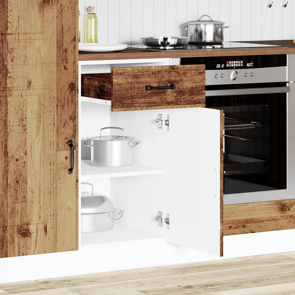 Base da Cucina Kalmar Legno Vecchio in Legno Multistrato 853475