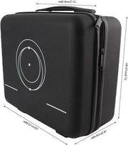 Tas di viaggio per mini hard case con supporto in schiuma e cavo alimentazione DC - Ideale per viaggi all'aperto