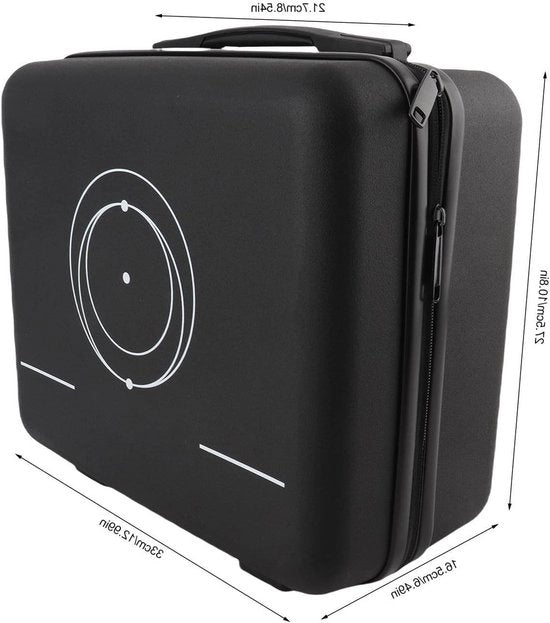 Tas di viaggio per mini hard case con supporto in schiuma e cavo alimentazione DC - Ideale per viaggi all'aperto