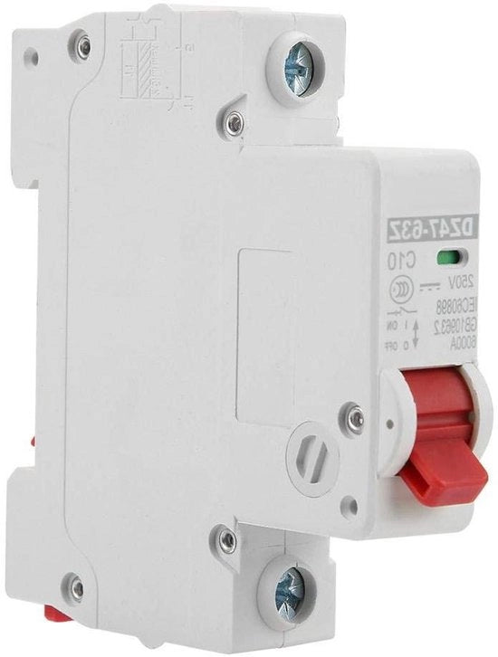 Onderbreker automatico CC 10A DC per protezione contro fughe