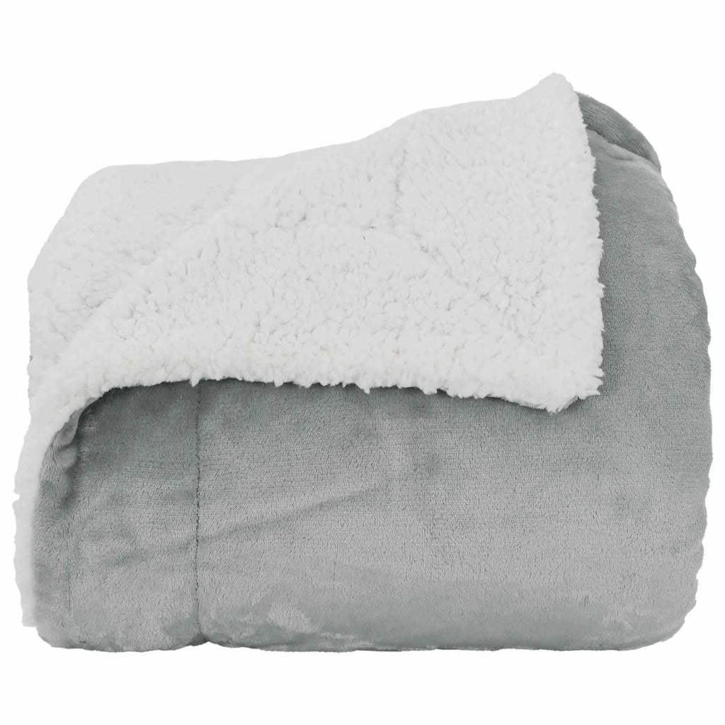 Coperta Grigio 150 x 200 cm Panno 42016986