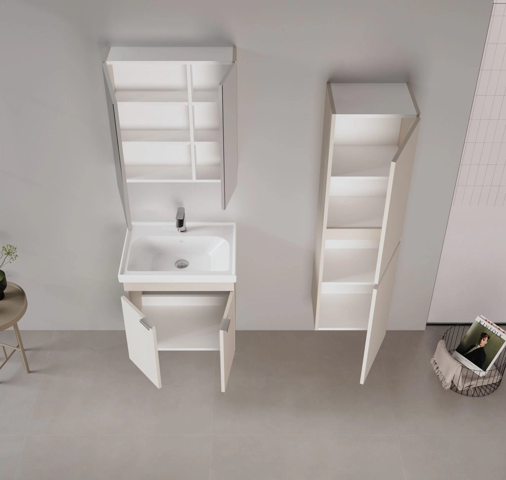 Mobile lavabo "Desna 60" - 60 x 45 x 58 cm - Sabbia