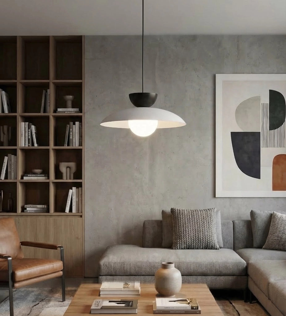 Lampada sospesa MULAN Emibig 1xG9 grigio nero bianco
