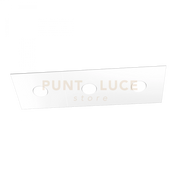 ECCENTRIC APPLIQUE-PLAFONIERA 3 LUCI BIANCO 1156-3L-BI