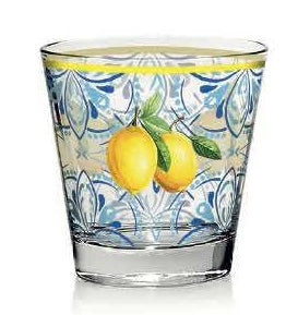 Set 6 Bicchieri da Tavola Nadia Sunny Lemon 250 cc Cerve