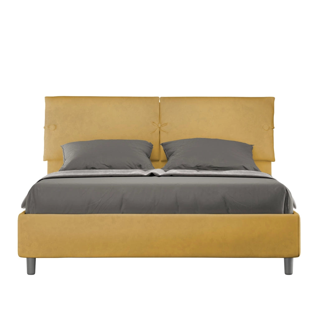 Letto Matrimoniale 160x190 cm Senza Rete Sleeper Ocra
