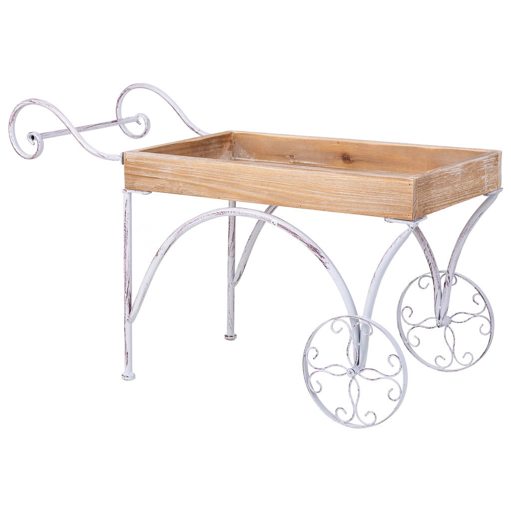 Carrello espositivo grigio 75x34x45