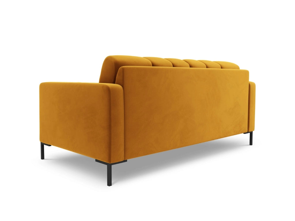 Cosmopolitan Design - Divano "Bali" 2 posti in velluto giallo 