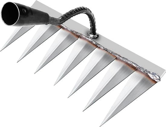 Hoecker metallo-carbonio con 7 lame