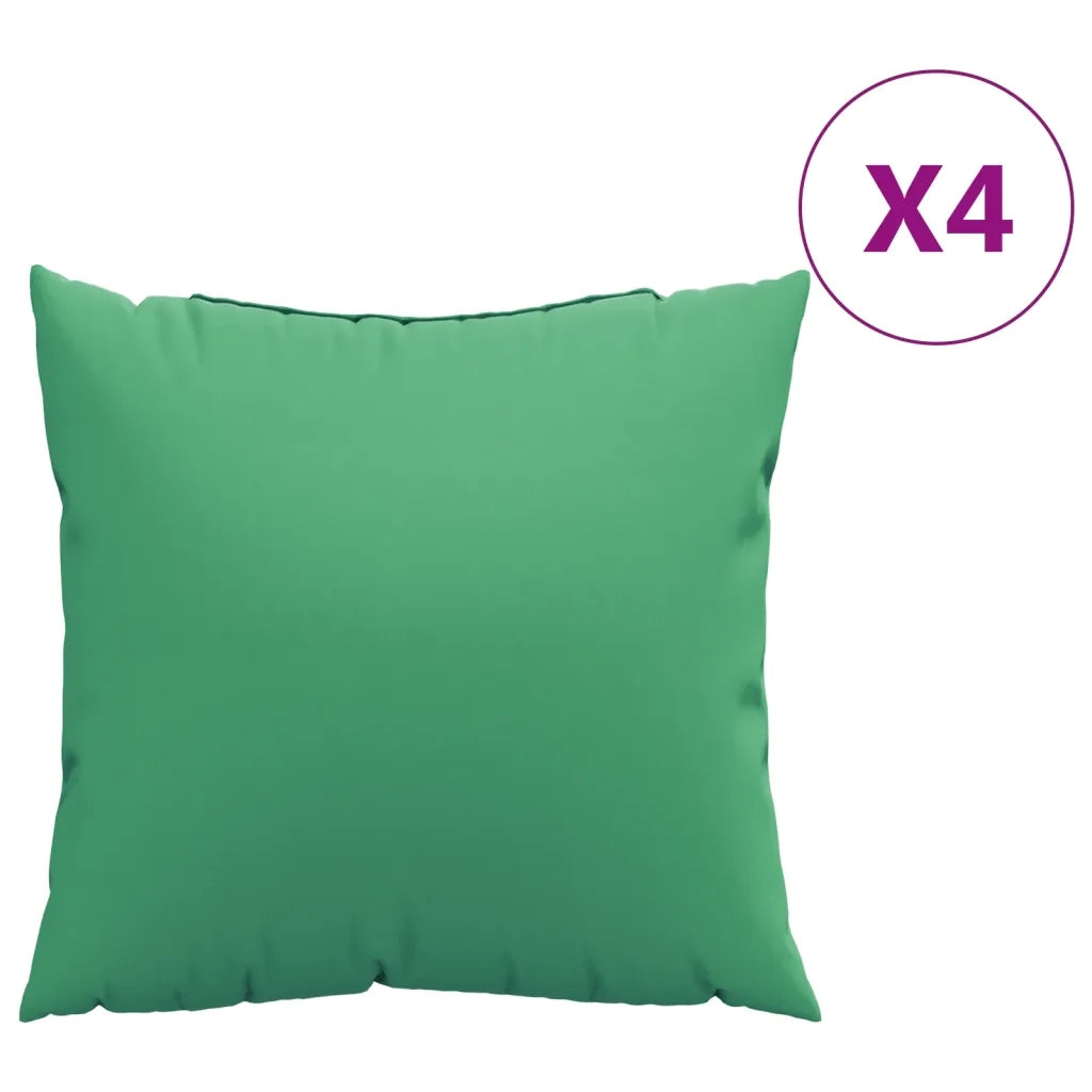 Cuscini per Divano 4 pz Verdi 60x60 cm in Tessuto 360408