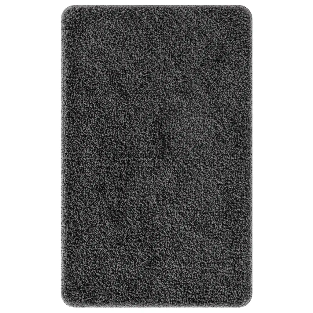 Set di tappetini antiscivolo per il bagno 3 pcs Grigio scuro PP 4019864