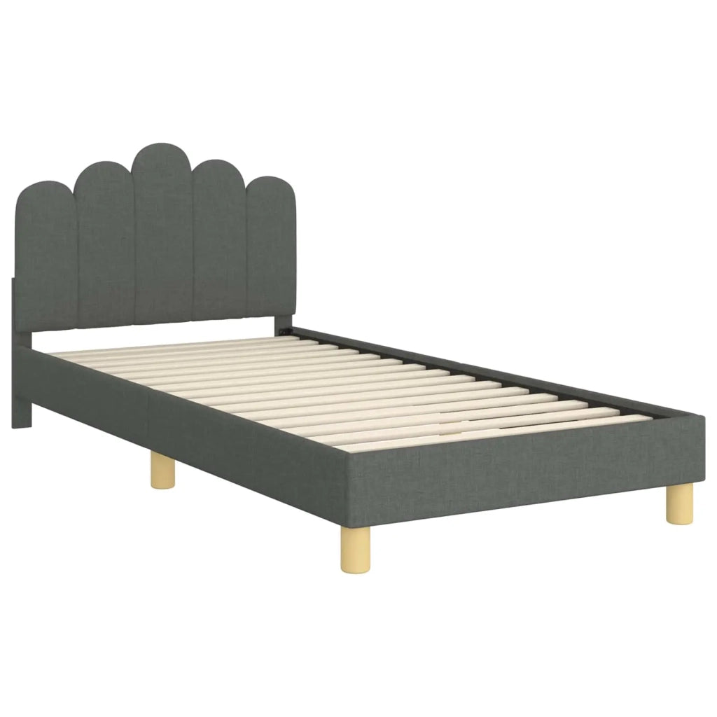 Struttura letto bambini con testata Grigio scuro 90 x 190 cm 42011055