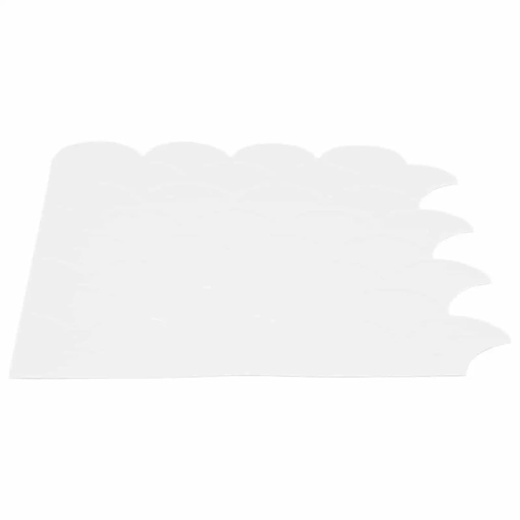 Piastrella a scaglie di pesce 20 pcs Bianco 30 x 30 cm 42046214