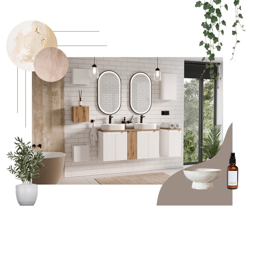 Set mobili bagno 60 cm Nova White 60 x 1401 x 1401 cm
