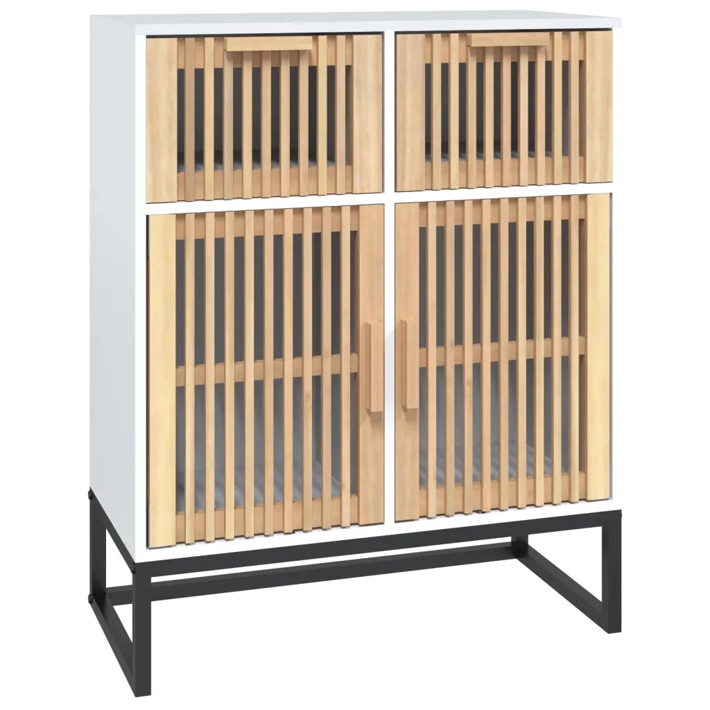 Credenza Bianca 60x30x75 cm in Legno Multistrato 352115