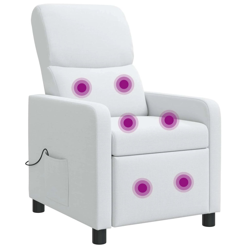 Poltrona reclinabile Bianco Tessuto 42034838