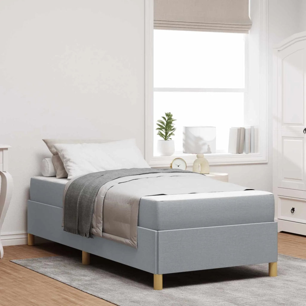 Struttura del letto Grigio chiaro 80 x 200 cm Tessuto 3398892