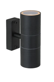 Applique esterna Lucide ARNE-LED nera 2xGU10 IP44 2700K