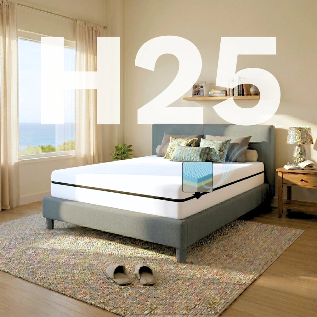 Materasso Singolo 80x195 in Memory Foam h 25 cm. A 7 Zone Differenziate Ortopedico. Rivestimento Cotone Fresco e Traspirante. Made in Italy 100%