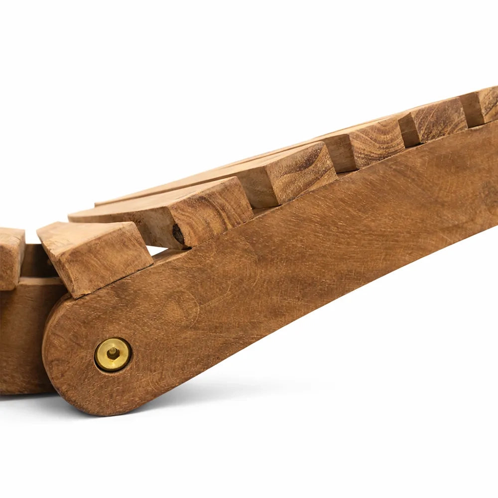 Lettino Prendisole Pieghevole in Legno Teak - Paraiso