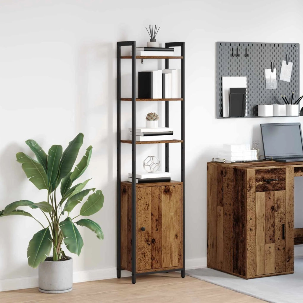 Armadio per Libri Legno vecchio 40 x 24 x 161 cm 883854