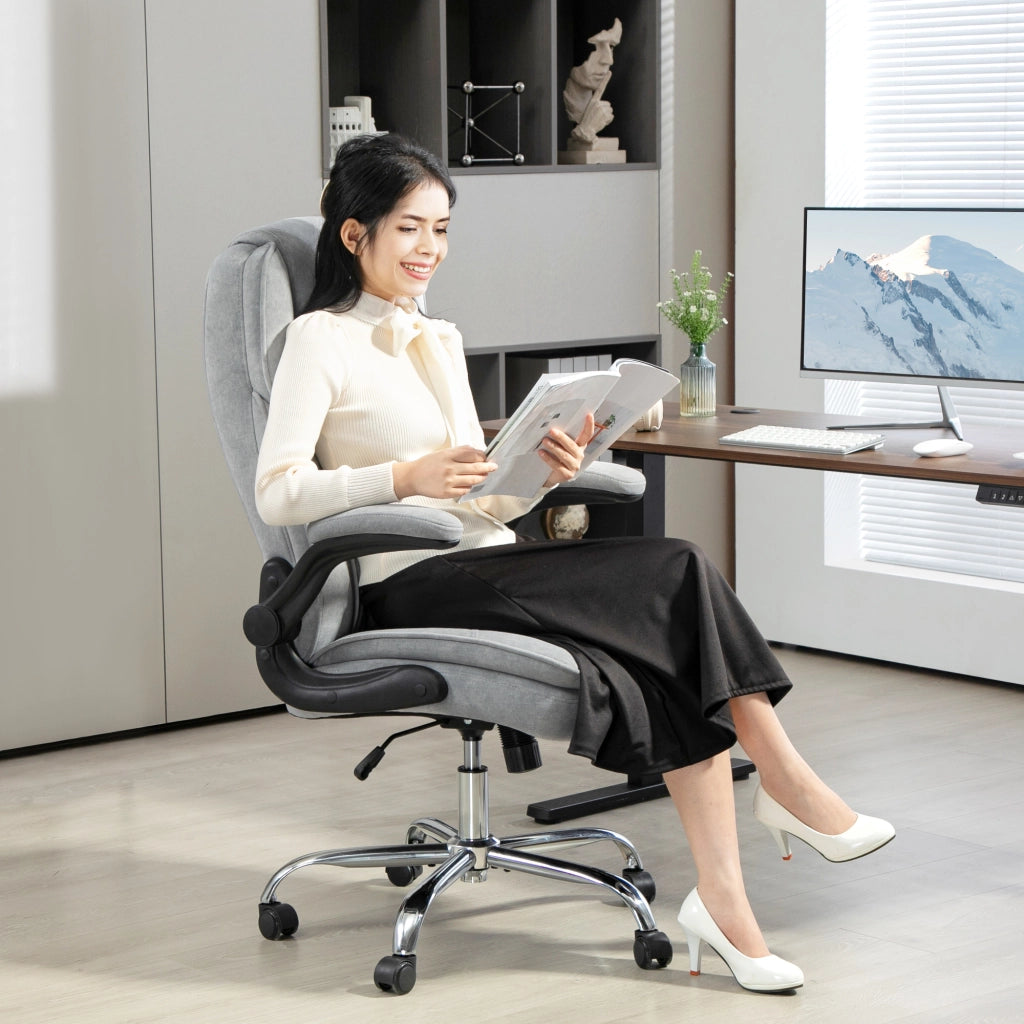 Sedia da ufficio ergonomica ¨C Minimal ¨C Grigio 70x70x114-122 cm
