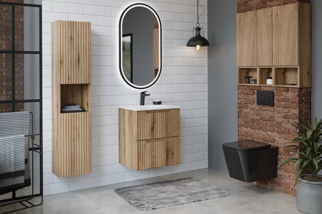 Set mobili bagno 80 cm con lavabo per mobile SKY Nova Coast Evoke 80 x 1401 x 40 cm