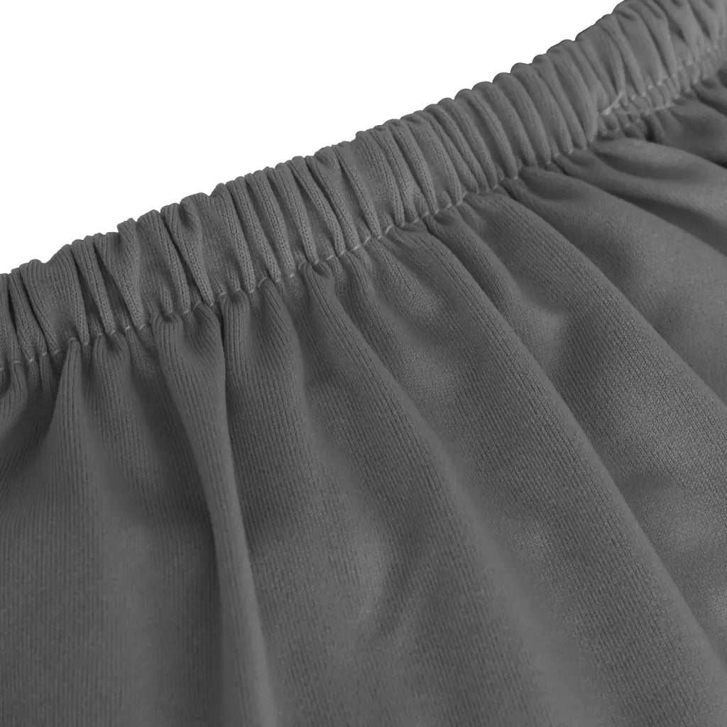 Fodera Elasticizzata per Divano-Copridivano Elasticizzato Jersey di Poliestere Antracite