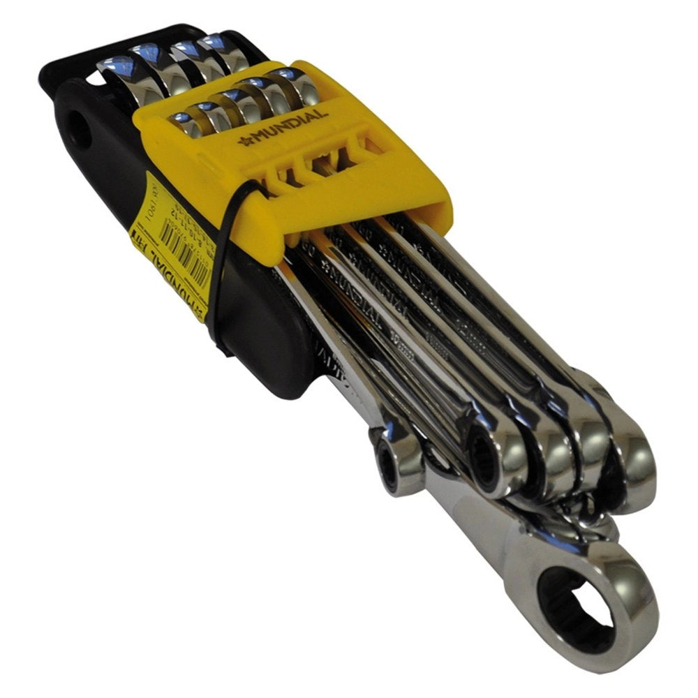 1cf serie chiavi combinate a cricchetto 9 pezzi cod:ferx.513023nlm