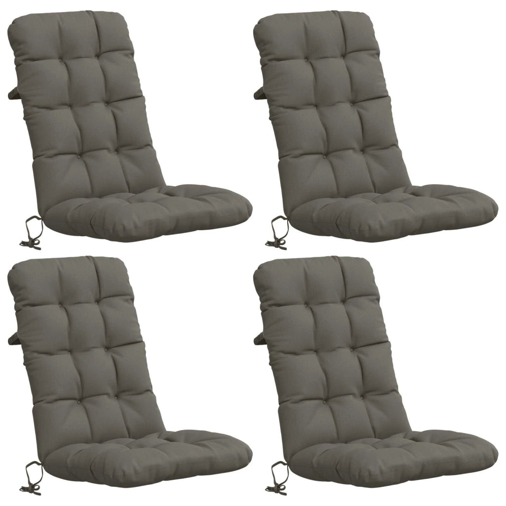 Cuscini per Sedia Alta in 4 Pezzi VIANEN 4 pcs 100% Poliestere 953777