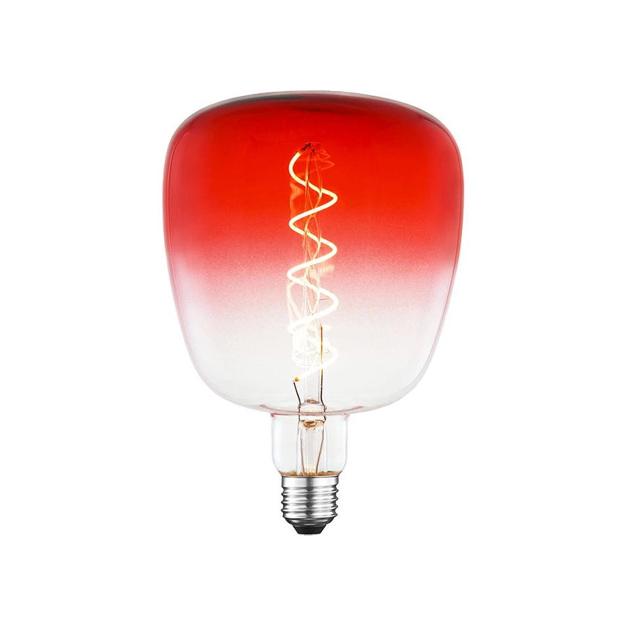 Lampadina vintage zucca rossa E27