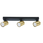 Plafoniera Snow spot 3xGU10 oro/nero Light Prestige