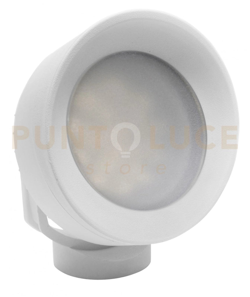 ROMA D15 CM FARETTO CON PICCHETTO 1 LUCE ATTACCO GX53 BIANCO IP66 LAMPADINA LED INCLUSA 10W CCT INCLUSA