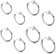 Clip-on Nep Neusring 4 Maten - Buitendiameter 10/12/14/16 mm - Facile e Comodo da Utilizzare