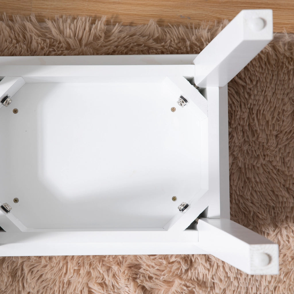 Sgabello trucco imbottito - Zephmum- Spugna elastica alta