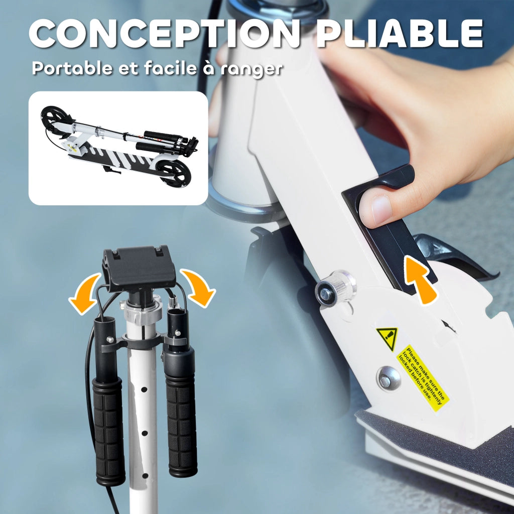 Trottinette bambini ¨C Minimal ¨C bianco LED regolabile