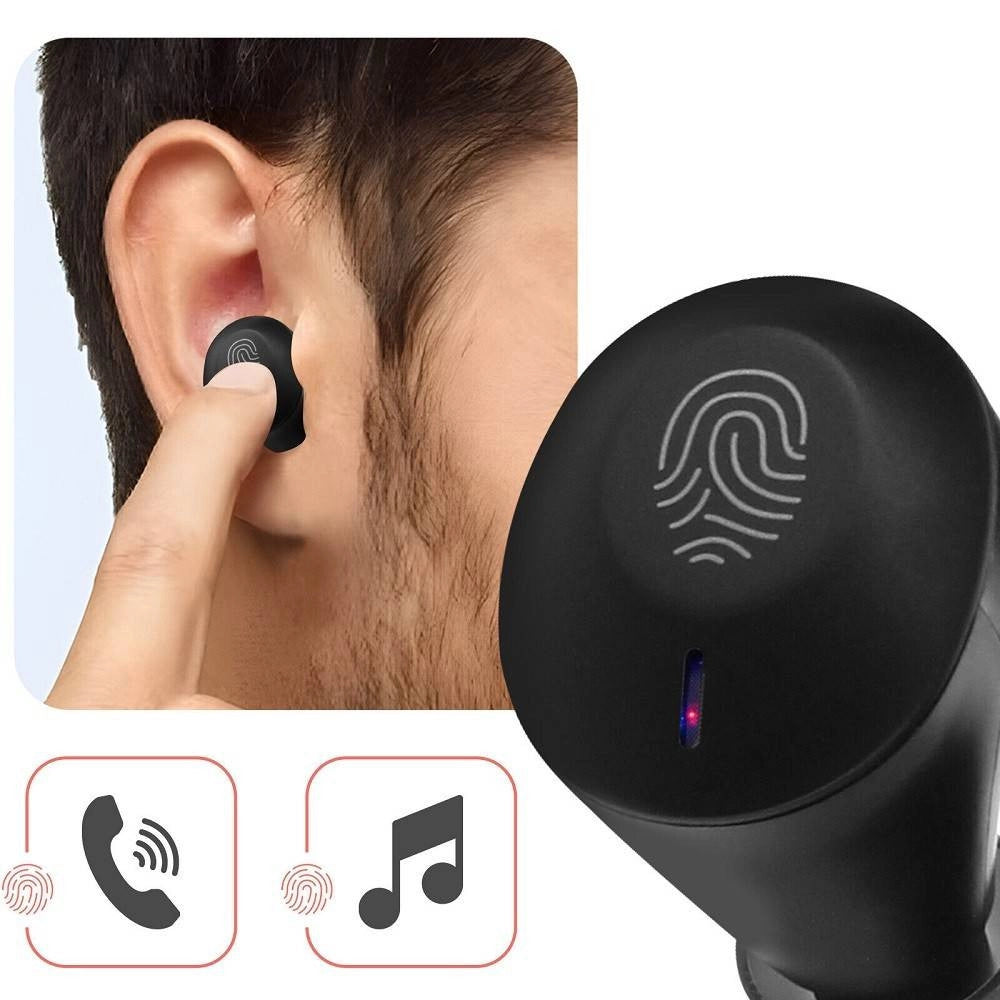 Trade Shop - Auricolari Cuffie Bluetooth Wireless Autonomia 8h Custodia Di Ricarica S68-pro -