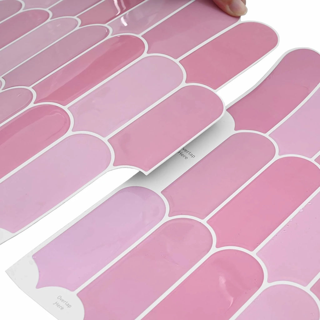 Piastrella Piuma 50 pcs Rosa 30 x 30 cm Poliuretano e PET 42046212