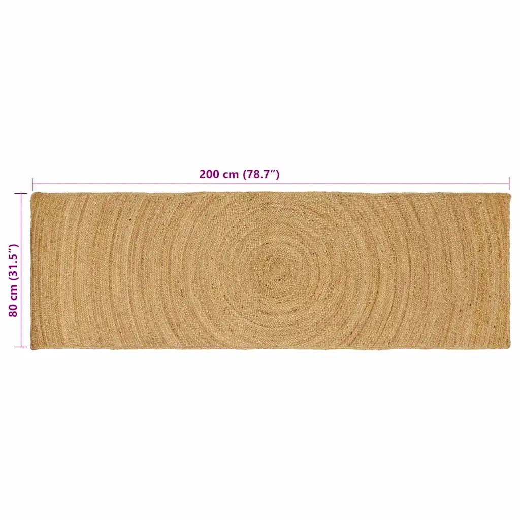 Tappeti per area Naturale 80 x 200 cm Juta 42010514