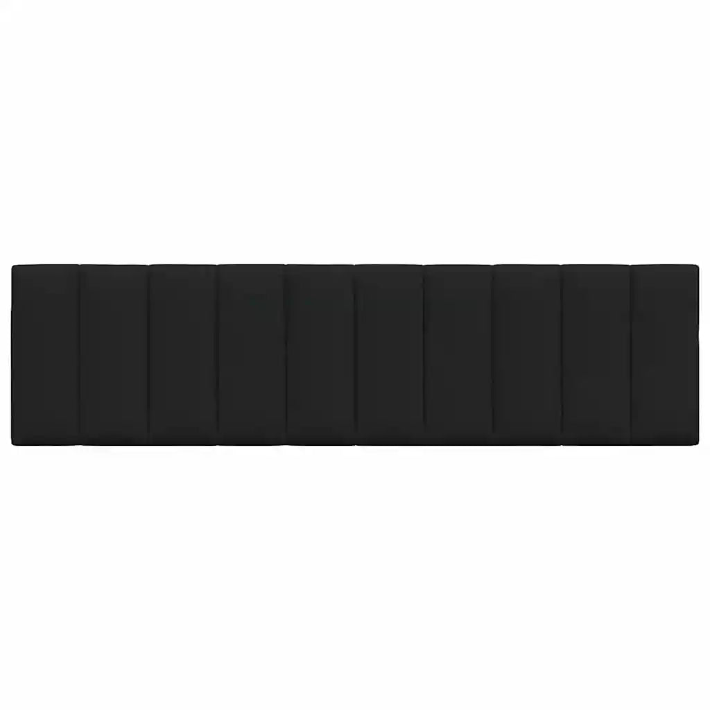 Cuscino Testiera Hanko Nero 180 cm in Tessuto 4019179