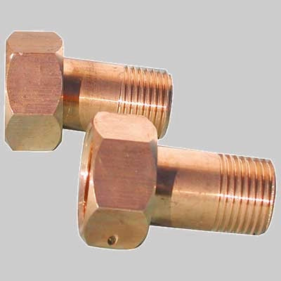 CODOLO CON CALOTTA PER CONTATORI  1/2 x 3/4     MADE IN ITALY