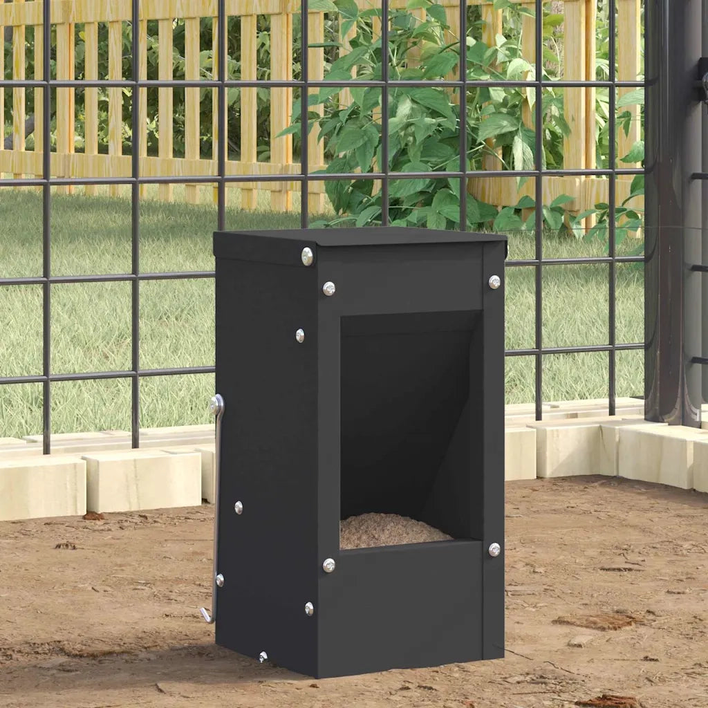 Mangiatore per conigli Nero 12,5 x 12,5 x 25 cm CFW2117979