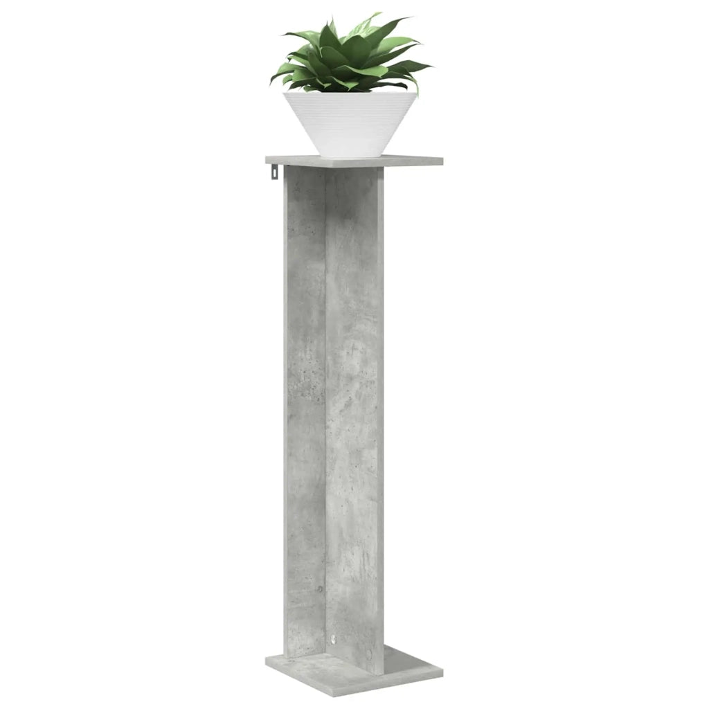 Supporto per piante Grigio Cemento 25 x 25,5 x 100,5 cm 899632