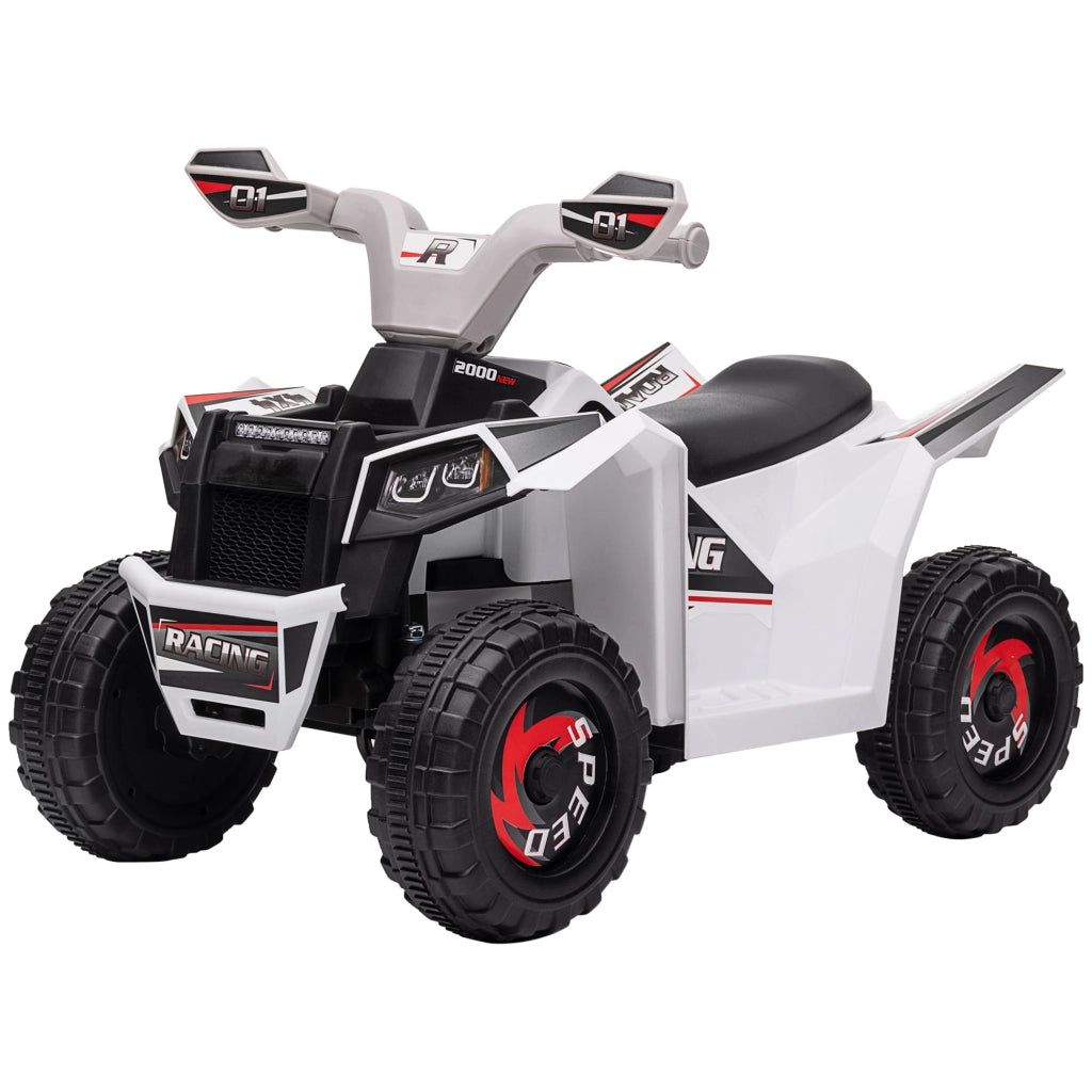 Quad Elettrico per Bambini 6V ¨C Minimal ¨C Bianco