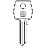 CHIAVE PIATTA AGB AGB3R SILCA - OTTONE NICHELATO- 10 pezzi
